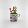 Mini Vaso Cerâmico Magnético Decorativo Criativo Transfronteiriço 3D Realista Pequeno Vaso de Flores Fofo Ímã Decorativo de Geladeira