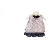 Traje Tang para Niña Ningli Atuendo de Año Nuevo Chaleco Otoño/Invierno Nuevo Estilo Moda Infantil Conjunto de Falda Corta para Niñas