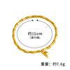 Herencia Familiar Zhou Bambú Pulsera Huan de Dos Generaciones Pulsera Vintage para Mujer Estilo Chino Marea Nacional Pulsera de Bambú Ascendente