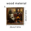 Productos de decoración transfronterizos con etiquetado y dropshipping: marcos de fotos de madera, fotos grupales, gorros de Navidad, manualidades de restaurante, dropshipping de una sola pieza