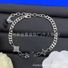 [Novidades Contínuas] Pulseira Cruzada Nova de Alta Qualidade Réplica Lv Letra V com Etiquetas, Artesanato de Ponta Atacado