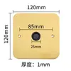 Accesorios para Tapones de Piso 86 Placa de Cubierta para Enchufe de Piso 120 Acero Inoxidable Cobre Total Impermeable Placa de Cubierta en Blanco Placa de Cubierta para Tapón de Piso 3
