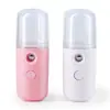 Instrumento Hidratante en Spray Humidificador Facial Mini Portátil Recargable de Mano Pulverizador de Agua Desinfectante Instrumento de Belleza Vaporizador Facial