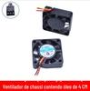 Ventilador de Gabinete 4CM com Rolamento de Óleo por Atacado Ventilador 4010 Ventilador de Refrigeração para Gabinete de Computador Página Ventilador com Rolamento de Óleo para Computador