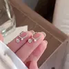 Pendientes Colgantes de Perla de Zirconia para Mujer, Pendientes Pequeños y Exquisitos, Estilo Simple de Nicho, Elegantes Personalizados de Celebridad de Internet, Pendientes Populares