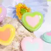 Cuentas Sueltas en Forma de Corazón Bicolor Chapadas en UV con Agujeros Rectos Cuentas Dopamina para Manualidades Accesorios para Cadena de Teléfono Venta al por Mayor