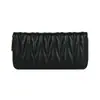 Cartera Bordada Bolso para Teléfono Cartera de Mujer Ranuras Múltiples para Tarjetas Portatarjetas Bolso de Mano de Gran Capacidad Almacenamiento Cremallera Portátil