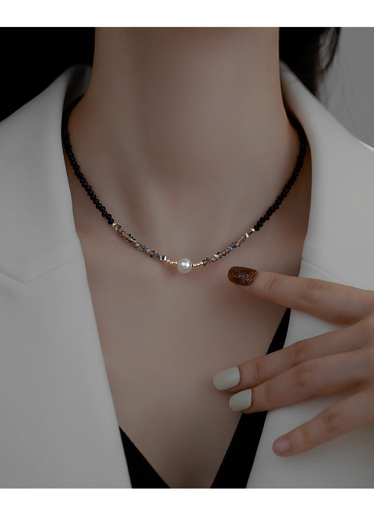 复古高级感锁骨链