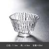 Juego de Tazas de Cristal Congelado Juego de Té de Vidrio Taza para Degustación de Té Taza de Té Pequeña Taza Maestra para Dama Taza Pequeña Posavasos