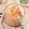 Caja de Regalo de Rosa Eterna de Flores Reales para el Día de la Madre, Maestra, Novia, Mejor Amiga Regalo de Confesión Decoración del Hogar