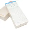 Tarjeta de asistencia de microcomputadora, tarjeta de asistencia, papel de trabajo, reloj, papel de asistencia, 5 paquetes