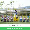 Enfeites de Fibra de Vidro dos Sete Anões 60cm e Branca de Neve 120cm para Jardins Externos, Vilas e Paisagismo de Jardins de Infância