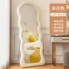 Espejo de Vestir de Moda para Dormitorio del Hogar, Espejo de Pie de Lujo para Niñas, Espejo Irregular de Cuerpo Entero Estilo Ins Ondulado