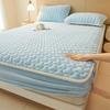 Funda de cama de algodón de terciopelo de leche de grado materno-infantil, gruesa, individual y doble, con almohadilla protectora, venta transfronteriza.