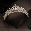 Joias de noiva estilo vestido de casamento adorno de cabeça festa de aniversário Coroa Faixa de Cabeça Preto acessórios de cabelo de performance avançada coroa