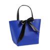 Bolso de mano con lazo y remaches, bolsa de papel, bolsa publicitaria para empresas mayoristas, bolsa de regalo, bolsa de compras, logotipo imprimible