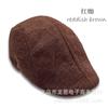 Boina de Lino para Hombre y Mujer Sombrero Primavera y Otoño Nuevo Cómodo Transpirable Gorra Pico de Pato Sombrero Venta al por Mayor