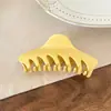 Pinza para el pelo de terciopelo flocado negro de moda de alta gama, accesorios para el pelo de pinza de tiburón para mujer, nuevo para otoño e invierno coreano
