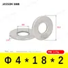 Arandelas Planas de Acero Inoxidable 304 M1.6~M7 Estándar Alemán Din125 Venta Directa de Fábrica en Stock Arandelas Planas Antióxido