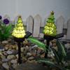 Venda Quente Luz Solar de Jardim Externa LED Natal Boneco de Neve Externa À Prova d'Água Decoração de Jardim Vila Gramado