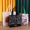 Bolsa de Lona Estudante Portátil Impermeável Personalizada Tutoria Bolsa Tote de Lona Publicidade Bolsa de Promoção Embalagem de Compras Moda