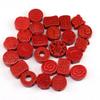Una variedad de cuentas de nube de cinabrio de arena roja, joyería de estilo étnico para hacer tú mismo, pulsera, collar, llavero, accesorios de nube de cinabrio auspiciosos