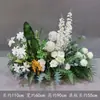 Arreglos Florales de Boda Estilo Bosque, Macetas Colgantes, Flores de Seda, Decoraciones de Pasillo, Decoraciones para la Ceremonia de Entrega del Coche de Boda, Escaparates, Plantas Verdes