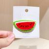 Pasador de Punto de Lana para el Cabello para Mujer Estilo Coreano Otoño e Invierno Pasador de Orejas de Conejo Ins Clip Lateral de Frutas Lindas Pinzas para Flequillo Accesorios para el Cabello