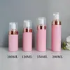 Botella de Mousse Rosa 100ml120ml150ml Limpiador Facial Desinfectante de Manos Botella Espumosa Botellas Portátiles PET