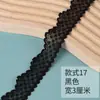 Accesorios de Encaje Blanco y Negro Encaje Elástico Hecho a Mano DIY Tela Ropa Sofá Cortina Material Encaje