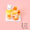 Novo Pacote de Materiais DIY para Casa de Bonecas Enfeites de Resina Acabados Animais de Paisagem em Miniatura Brinquedos de Comida Carros Enfeites de Mesa