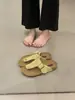 Chinelos Retro para Mulheres, Uso ao Ar Livre no Verão, Novo Modelo 2026 Sapatos Birkenstock, Chinelos de Dedo Preguiçosos de Calçar, com Solado Grosso