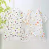 Ropa de Monje Bebé de Alta Densidad Mameluco para Recién Nacido Gasa Mariposa Ropa de Bebé Verano Ha Ropa Transpirable