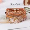 Pulsera de cuentas multicapa de estilo bohemio de venta caliente europea y americana Set Colgante de cristal Joyería Harajuku para Foto de Viaje