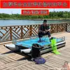 Plataforma de Barco Pontão Inflável Borracha Espessada Rede de Pesca de Água de Alta Densidade Barco com Airbag Barco de Bote de Corpo Duplo Isca de Pesca