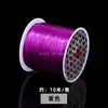 Cuerdas Elásticas con Cuentas Multicolor de 10m para Manualidades DIY con Cristales y Cuentas Pequeñas, Cuerdas para Tejer Joyería