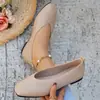 Nuevos Zapatos Individuales Retro de Comercio Exterior Talla Grande de Caña Baja y Boca Poco Profunda para Mujer, Mary Janes Transfronterizos de Tacón Bajo, Casuales, para Todas las Estaciones, Zapatos de Trabajo