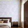 Adesivos Geométricos Minimalistas de Luxo Leve Adesivos de Parede Autoadesivos Decoração de Parede de Fundo para Quarto Próximo à Cama Papel de Parede para Renovação de Móveis