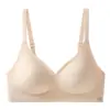 Sujetador de Soporte Suave Sin Costuras Ultra Delgado de Alta Calidad para Transmisión en Vivo Ropa Interior Push-Up para Mujeres Sin Aros Una Pieza Fijo Venta al por Mayor