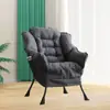 Sofá perezoso individual para el hogar, silla de ocio para computadora, silla para dormitorio de estudiante, sofá pequeño, sillón reclinable para balcón