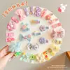 Pinzas para el pelo de bebé para niñas, no dañan el pelo, completamente cubiertas de tela, lindas pinzas de tela para flequillo, accesorios para el pelo de niños