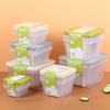 Caja de plástico para conservar la frescura, apta para microondas, lonchera, caja para almacenamiento de verduras y frutas, lonchera para llevar, juego de cajas de plástico al por mayor