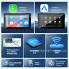 Cámara de salpicadero para motocicleta transfronteriza con pantalla de navegación CarPlay integrada, liberación rápida magnética, resistente al agua IP67, alta definición