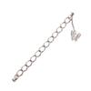 Novo Metal Smiley Face Cadeia de Telefone Móvel DIY Telefone Móvel Caso Pulseira Urso Brilhante Jóias Pingente Furo Sapatos Cadeia