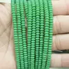 Ábaco de cuentas de vidrio esmaltado multicolor, espaciador de cuentas planas de vidrio, imitación de jade, accesorios para joyería DIY, espaciador 4*2mm al por mayor