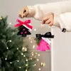 Adornos Navideños de Peluche Transfronterizos, Ramas de Pino Simuladas, Lazos, Cascabeles, Decoraciones para Colgar en Ventanas y Coches, Recuerdos para Fiestas Navideñas