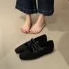 Zapatos de vestir bajos retro con aumento de altura oculto, de nicho, con correas cruzadas, zapatos de mujer, terciopelo, punta cuadrada, boca poco profunda, Mary Janes, bailarinas, mujer