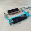 Limpador de escova rotativa elétrica para transportadores de correia de mina de carvão, adequado para usinas de energia e fábricas de cimento; material de nylon sem motor, resistente ao desgaste