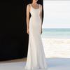 Vestido Europeu e Americano Estilo Hepburn 2026 Novo Verão Elegante para Anfitriã Palco Festa Longo Independente Stand Vestido de Banquete
