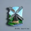 Imanes de Refrigerador de Resina con Diseños de Edificios Famosos del Mundo, Molinos de Viento Holandeses, Puente Golden Gate, Imanes 3D, Souvenirs de Viaje